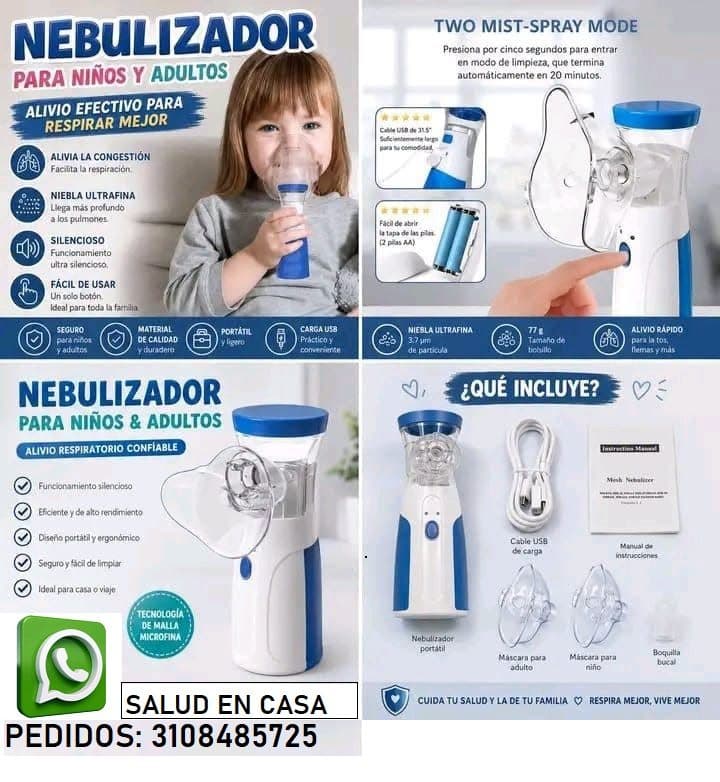 💓Nebulizador Portatil